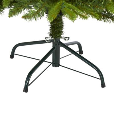 Image showing  6 ft. Sun Valley Fir Artificial Christmas Tree with 300 Clear LED Lights