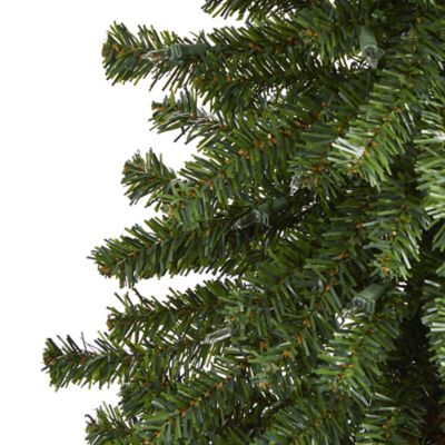 Image showing  4 ft. Pre-Lit Alpine Artificial Christmas Tree with Bendable Branches