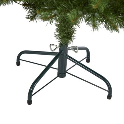 Image showing  5 ft. Virginia Fir Artificial Christmas Tree with Clear Lights and Bendable Branches