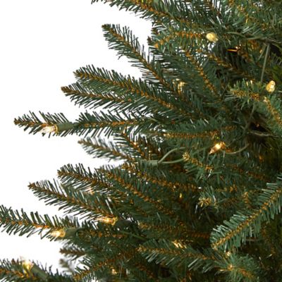 Image showing  5 ft. Napa Valley Fir Artificial Christmas Tree with Clear Lights and Bendable Branches