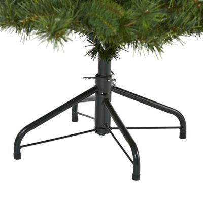 Image showing  6 ft. Wyoming Mixed Pine Artificial Christmas Tree with Clear Lights and Bendable Branches