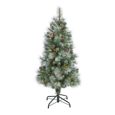 Nearly Natural 4 ft. Frosted Tip British Columbia Mountain Pine Artificial Christmas Tree