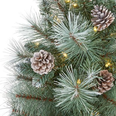Image showing  4 ft. Frosted-Tip British Columbia Mountain Pine Artificial Christmas Tree