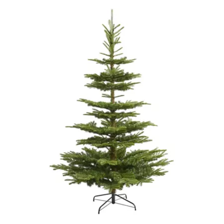 7.5 ft Nearly Natural Layered Washington Spruce Artificial Christmas Tree with Bendable Branches Artificial Christmas Trees