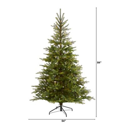 Image showing  7 ft. North Carolina Spruce Artificial Christmas Tree with Bendable Branches