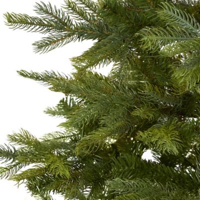 Image showing  7 ft. North Carolina Spruce Artificial Christmas Tree with Bendable Branches