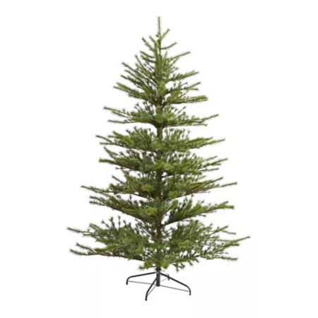 Nearly Natural 7 ft Vancouver Mountain Pine Artificial Christmas Tree with Bendable Branches Artificial Christmas Trees