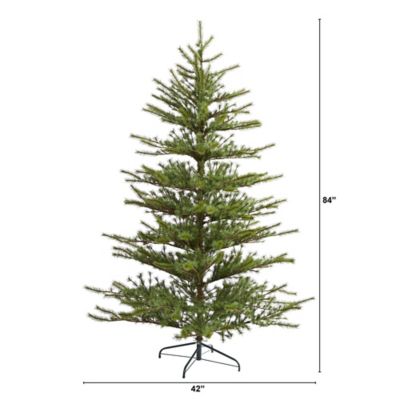 Image showing  7 ft. Vancouver Mountain Pine Artificial Christmas Tree with Bendable Branches