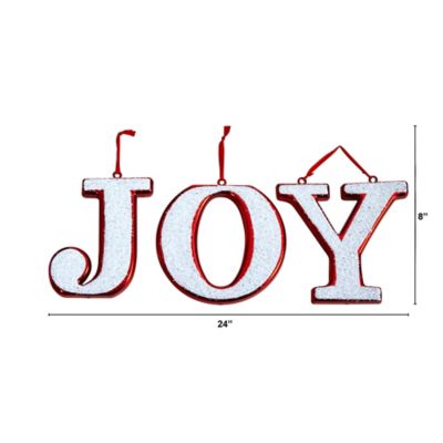 Image showing  Shatterproof Deluxe Joy Holiday Ornament Set, 3 pc.