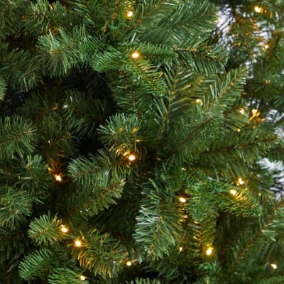 Image showing  8 ft. Grand Teton Spruce Flat Back Artificial Christmas Tree