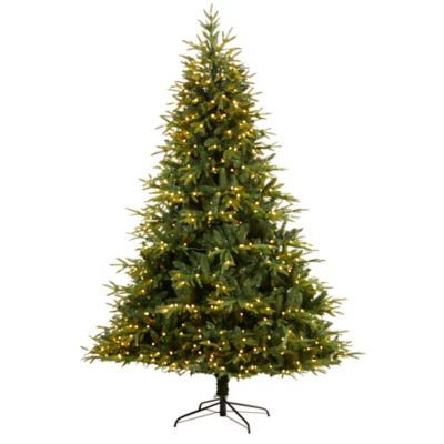 Nearly Natural 8 ft. Colorado Mountain Fir Natural Look Artificial Christmas Tree