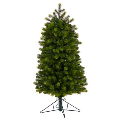 Image showing  4 ft. Slim Colorado Mountain Spruce Artificial Christmas Tree with LED Lights