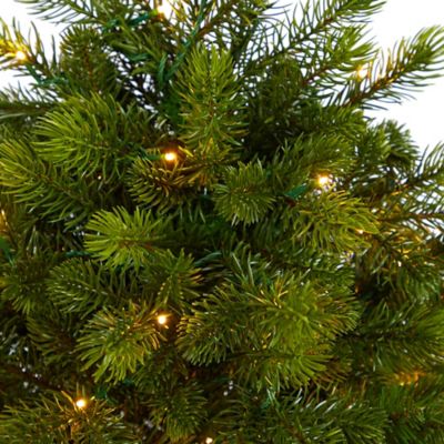 Image showing  4 ft. Slim Colorado Mountain Spruce Artificial Christmas Tree with LED Lights