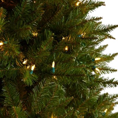 Image showing  7.5 ft. Vermont Spruce Artificial Christmas Tree with LED Lights