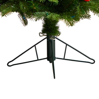 Image showing  5 ft. Montana Mountain Fir Artificial Christmas Tree with LED Lights