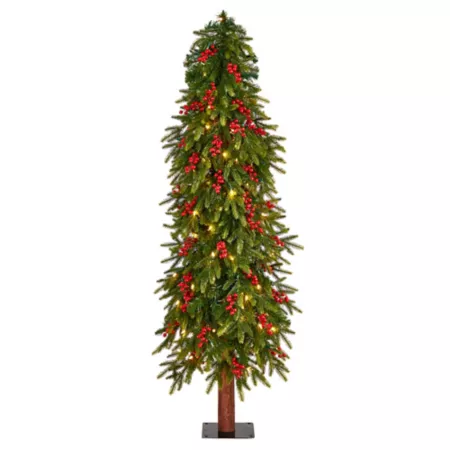 Nearly Natural Victoria 5-Foot Artificial Christmas Tree with LED Lights Artificial Christmas Trees