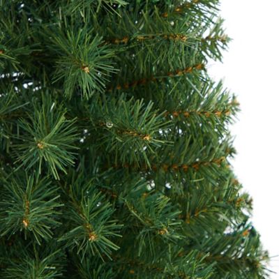 Image showing  3 ft. Pre-Lit Green Artificial Christmas Tree with Bendable Branches