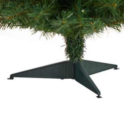 Image showing 5 th Nearly Natural 3 ft. Pre-Lit Green Artificial Christmas Tree with Bendable Branches