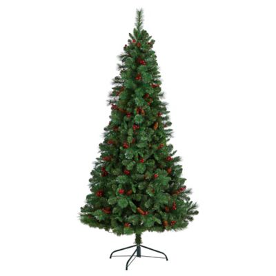 Image showing  7 ft. Flat Back Montreal Mountain Pine Artificial Christmas Tree