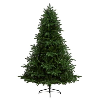 Image showing  6 ft. South Carolina Spruce Artificial Christmas Tree with White Warm Lights and Bendable Branches