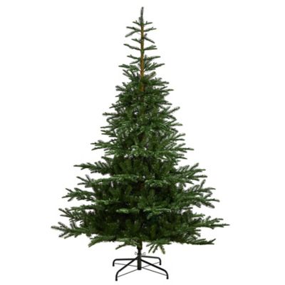 Image showing  8 ft. Layered Washington Spruce Artificial Christmas Tree with Clear Lights and Bendable Branches