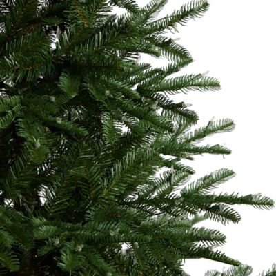 Image showing  8 ft. Layered Washington Spruce Artificial Christmas Tree with Clear Lights and Bendable Branches