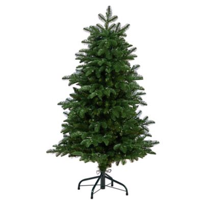 Image showing  4 ft. South Carolina Fir Artificial Christmas Tree with Clear Lights and Bendable Branches
