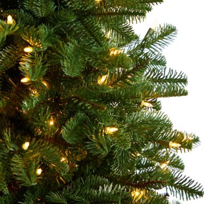 Image showing  4 ft. South Carolina Fir Artificial Christmas Tree with Clear Lights and Bendable Branches