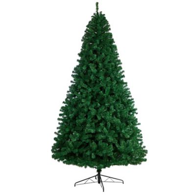 Image showing  9 ft. Northern Tip Artificial Christmas Tree with Clear LED Lights and Bendable Branches