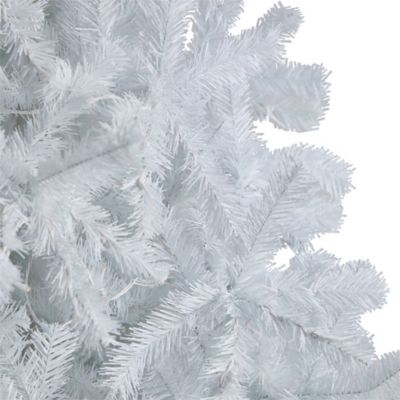 Image showing  9 ft. White Artificial Christmas Tree with LED Lights and Bendable Branches