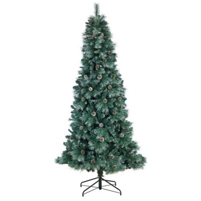 Image showing  8 ft. Frosted Tip British Columbia Mountain Pine Artificial Christmas Tree