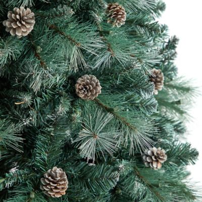 Image showing  8 ft. Frosted Tip British Columbia Mountain Pine Artificial Christmas Tree