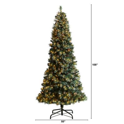 Image showing  9 ft. Frosted Tip British Columbia Mountain Pine Artificial Christmas Tree