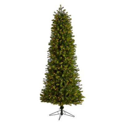 Nearly Natural 7.5 ft. Slim Colorado Mountain Spruce Artificial Christmas Tree