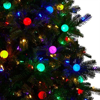 Image showing  8.5 ft. Montana Mountain Fir Artificial Christmas Tree with LED Lights