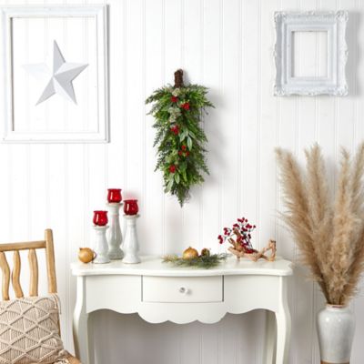 Image showing  30 in. Cedar Artificial Christmas Swag with Berries