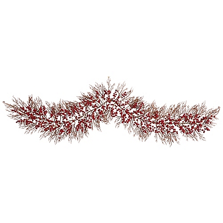 Nearly Natural 6 ft. Red Berry Artificial Christmas Garland