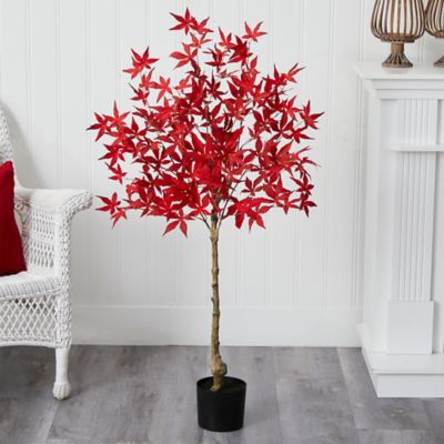 Image showing  4 ft. Artificial Maple Tree, Fall Decor