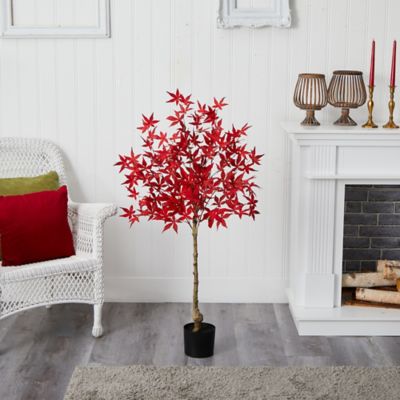 Image showing  4 ft. Artificial Maple Tree, Fall Decor