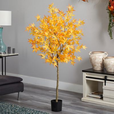 Image showing  5 ft. Artificial Maple Tree, Fall Decor
