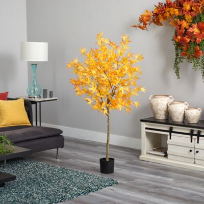 Image showing  5 ft. Artificial Maple Tree, Fall Decor