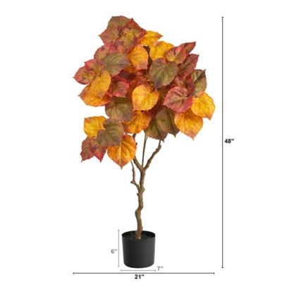 Image showing  4 ft. Artificial Umbrella Ficus Tree