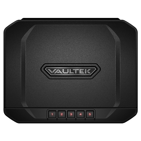 Vaultek 20 Series VS20, Quick Access 1-Gun Keypad Rechargeable Bluetooth Pistol Safe, Black