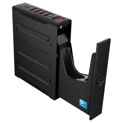 Vaultek Slider Series NSL20i, 1 Handgun, Wi-Fi, Biometric/Keypad, Pistol Safe, Black