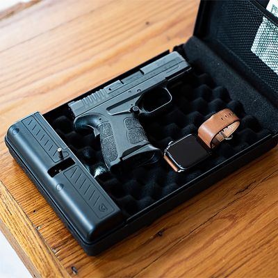 Image showing 7 th Vaultek 1 Gun 278.43 cu. ft. Biometric/Keypad Lock Barikade Series 1 Gun Safe, Black