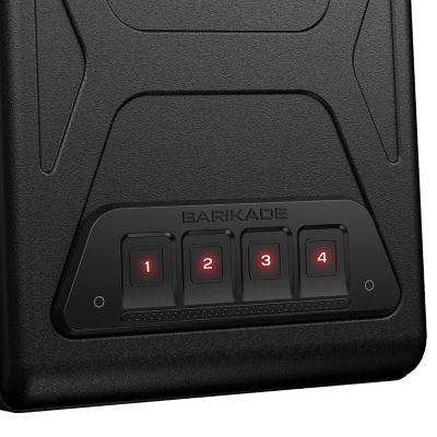 Image showing  1 Gun 272.2 cu. ft. Biometric/Keypad Lock Barikade Series 1 Gun Safe, Black