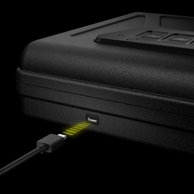 Image showing 6 th Vaultek Barikade Series 2, 1 Handgun, Biometric/Keypad, Pistol Safe, Black