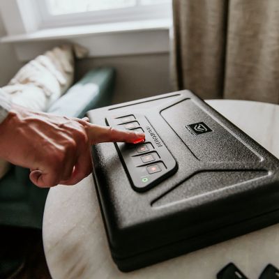 Image showing 8 th Vaultek Barikade Series 2, 1 Handgun, Biometric/Keypad, Pistol Safe, Black