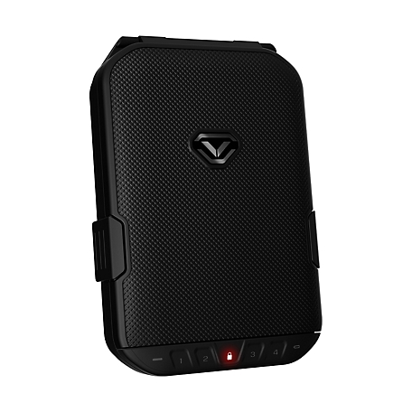 Vaultek LifePod, Weather Resistant 1-Gun Waterproof Electronic/Keypad Locking Handgun Case, Black