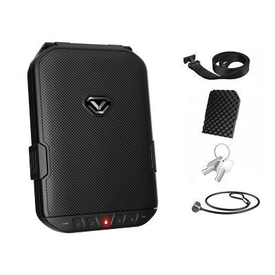 Image showing  1 Gun 161.44 cu. ft. Electronic/Keypad Lock LifePod Handgun Case, Weather Resistant/Waterproof, Black